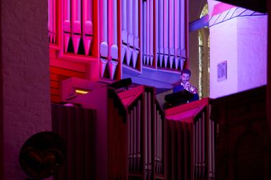 Trompete und Orgel bei der Kulturnacht zusch festival